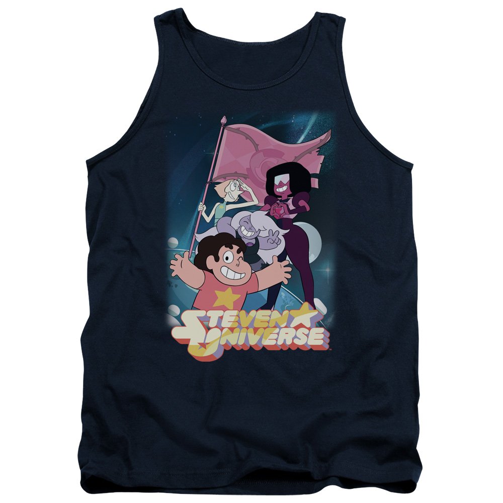 Steven Universe Crystal Gem Flag Unisex Tank Top for Adults - Casual Summer Wear for Men & Women | Perfect for Cosplay, Conventions & Anime Fans