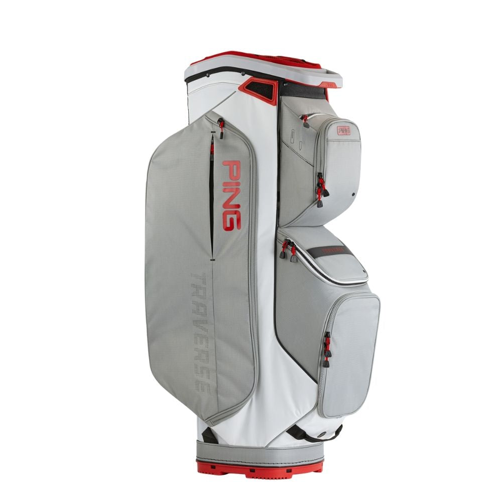PING 2025 Traverse Cart Golf Bag - Lightweight & Durable Stand Bag for Men & Women - Perfect for Golf Carts, Tournaments & Range Practice