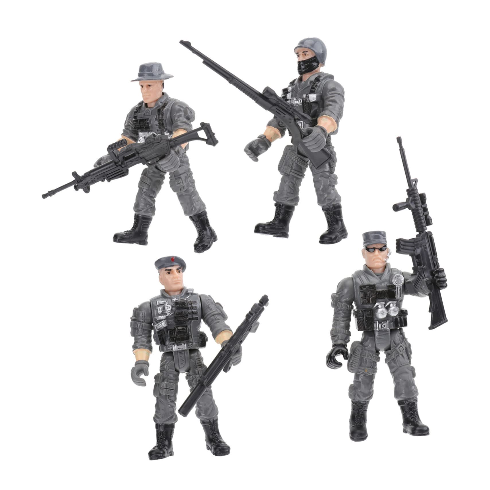 2 Sets Kids Army Toy Soldiers - Creative & Imaginative Play Set for Boys | Military Pretend Play, Battle Scenes & Outdoor Adventure Toys