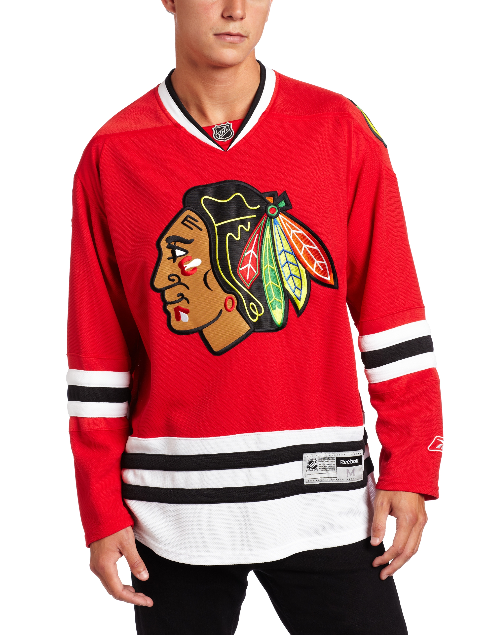 Official NHL Chicago Blackhawks Hockey Jersey - Authentic Replica Jersey for Men & Women - Perfect for Games, Fan Events & Sports Collectibles