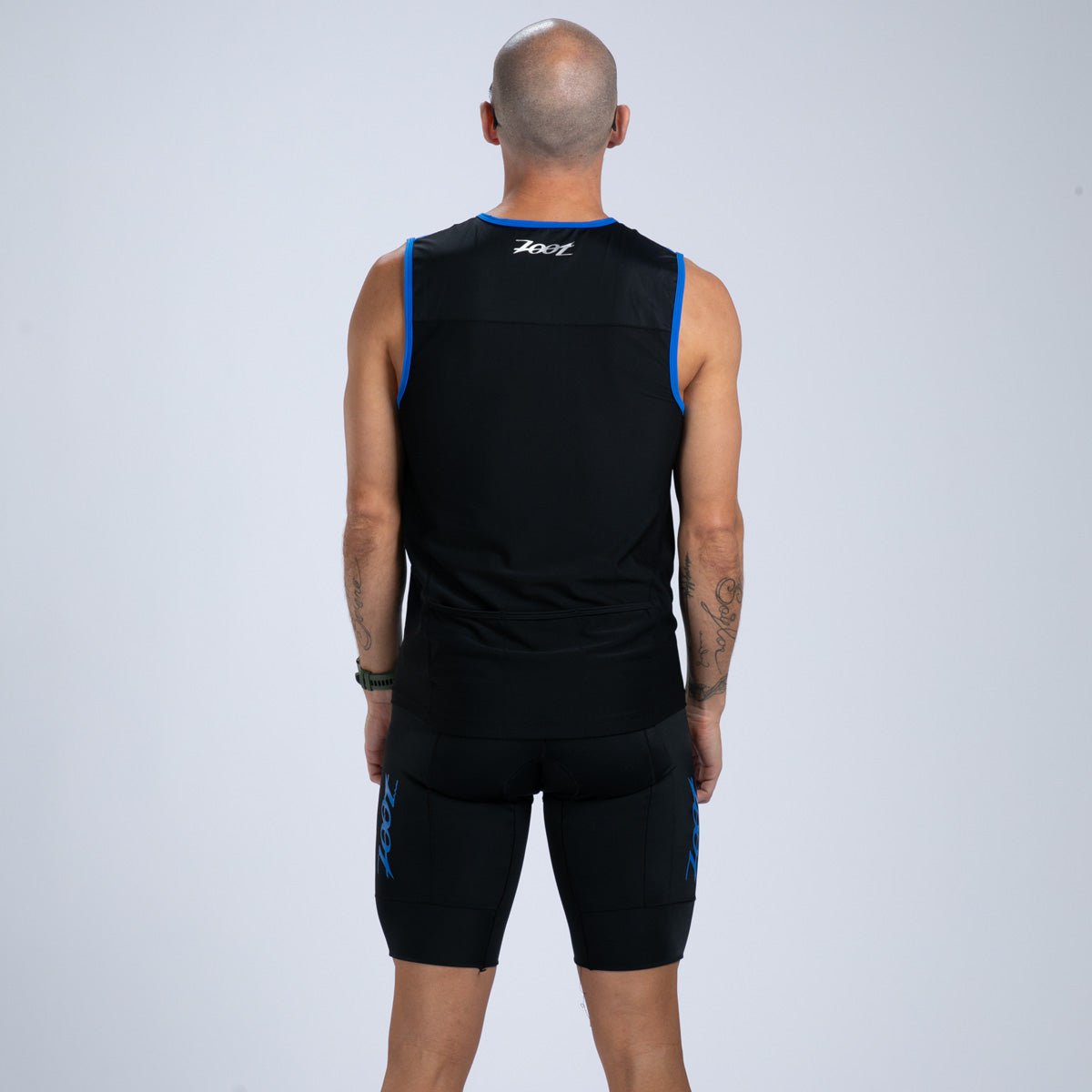 Men's Core Tri Tank - Breathable Quick-Dry Workout Shirt for Running & Gym - Ocean Blue | Lightweight Performance Top for Athletes & Fitness Enthusiasts