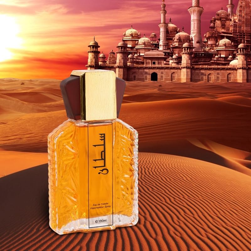 Premium Dubai Sultan Gold Perfume Oil for Men - Long Lasting Arabian Luxury Fragrance - Elegant & Attractive Retro Scent - Perfect for Date Nights, Special Occasions & Daily Wear