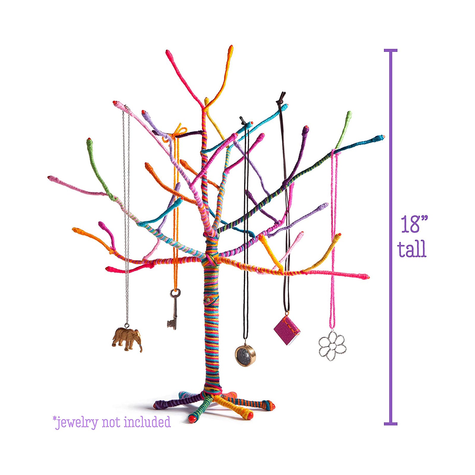 Craft-Tastic Yarn Tree DIY Craft Kit for Kids - Creative Holiday Decorations & Christmas Tree Ornaments - Perfect for Classroom Activities & Family Crafting Projects