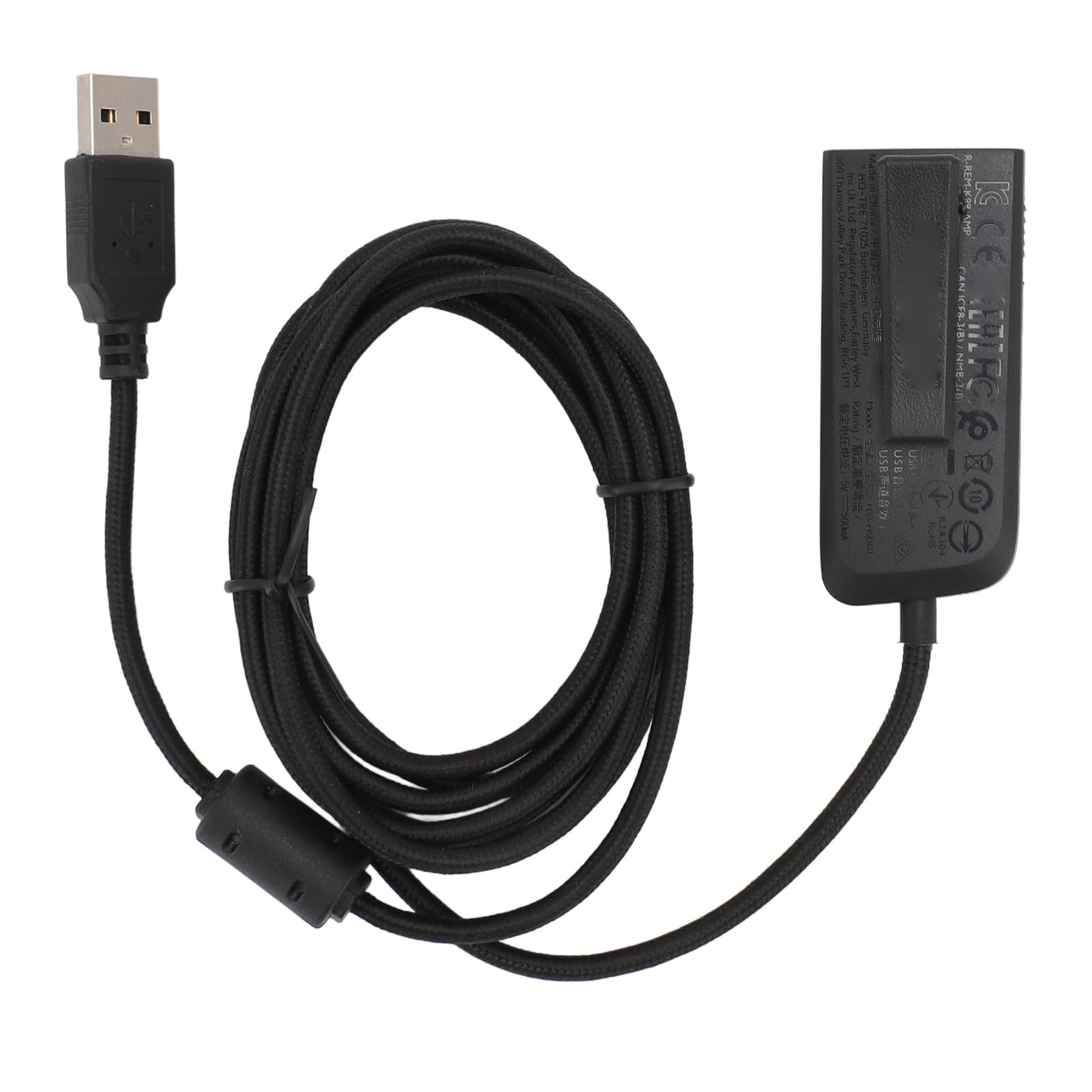 USB Sound Card with 3.5mm Jack Audio Adapter - Virtual 7.1 Surround Sound for HyperX Cloud II, PS5, Xbox Series X/S & Xbox One - Plug & Play for Gaming, Streaming & Conference Calls