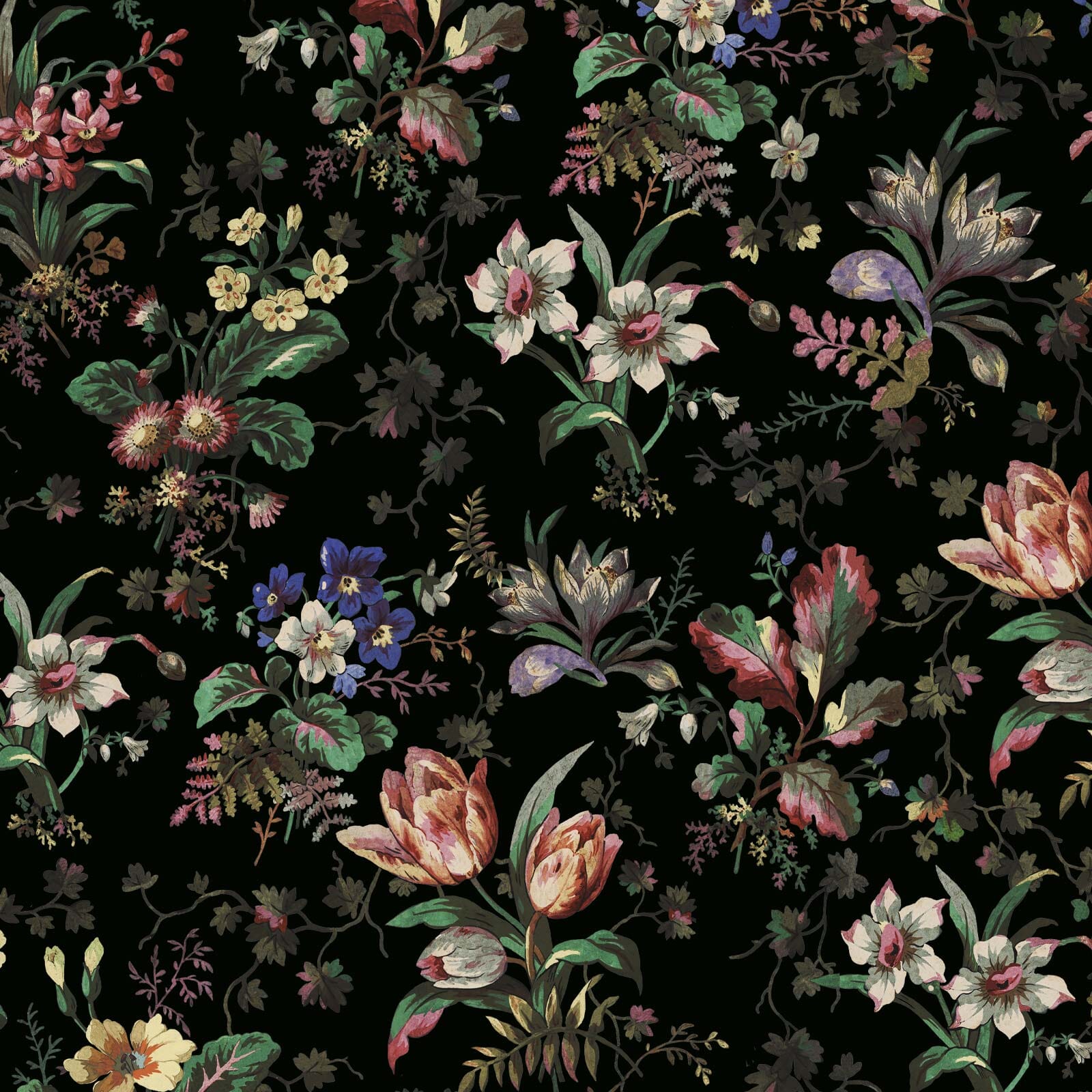 TULIPA Onyx Wallpaper Sample - Premium Peel & Stick Wallpaper for Living Room, Bedroom & Home Decor