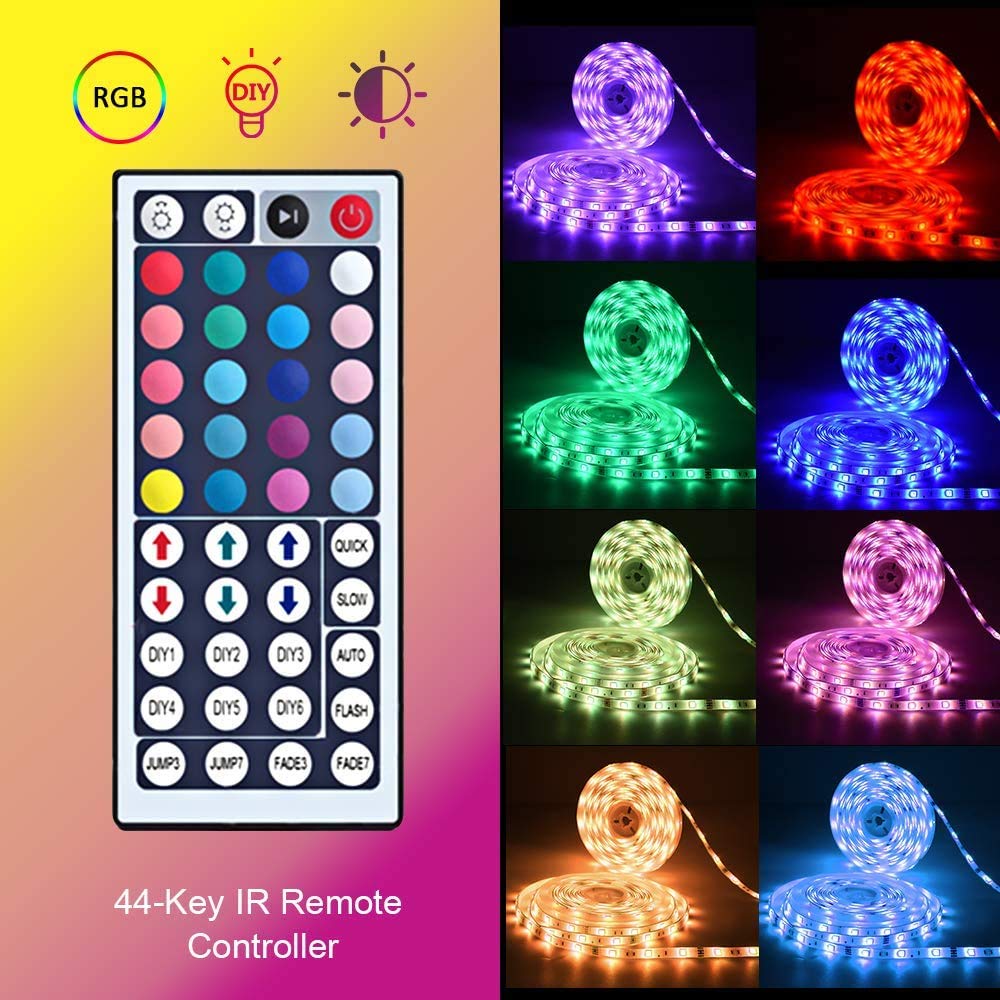 16.4FT Waterproof LED Boat Lights - Multi-Color Marine Deck Lighting for Pontoon & Fishing Boats at Night