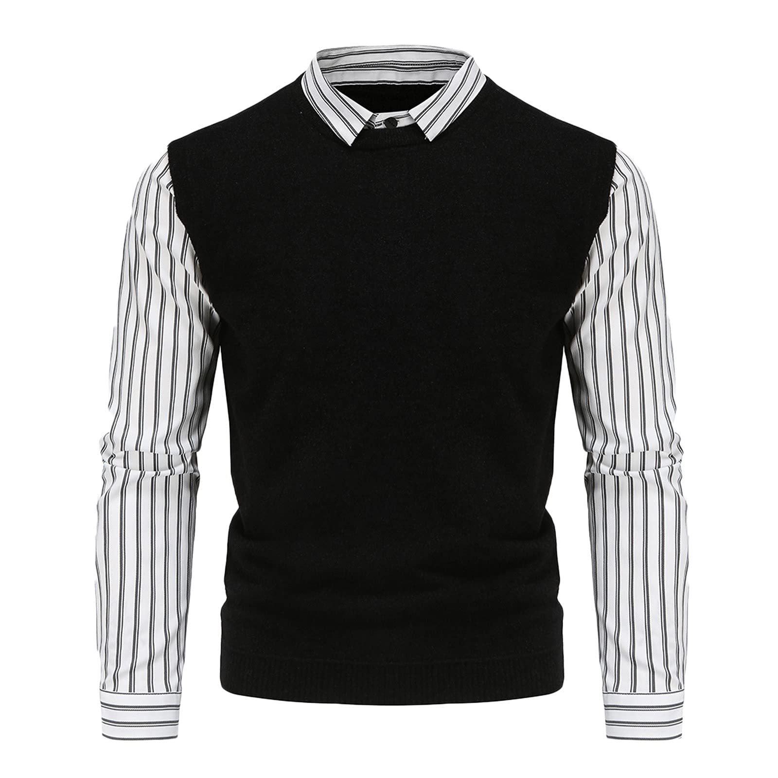Stylish Men's Winter Coats | British-Inspired Slim Fit Striped Casual Jacket for Autumn & Winter | Perfect for Outdoor Activities & Office Wear