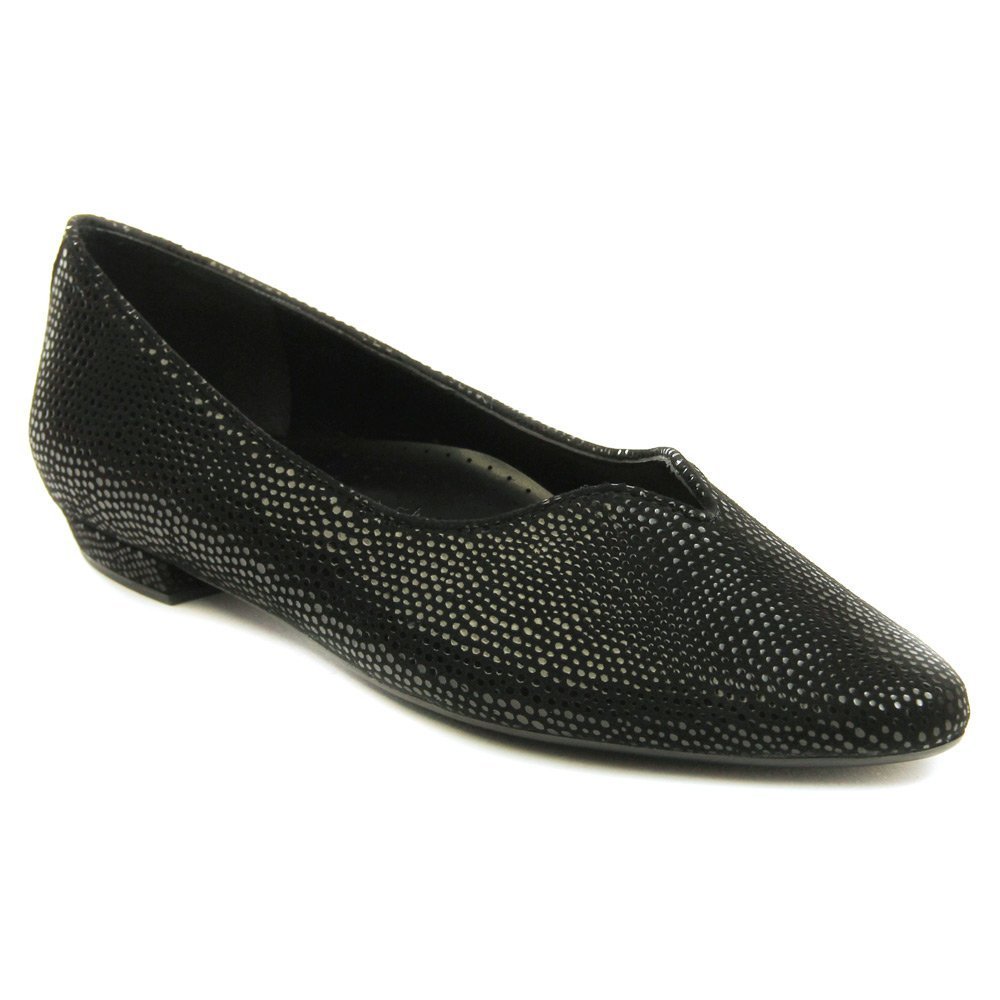 VANELi Women's Slip-On Casual Flats - Comfortable & Lightweight Black Shoes for Everyday Wear | Perfect for Work, Travel & Walking