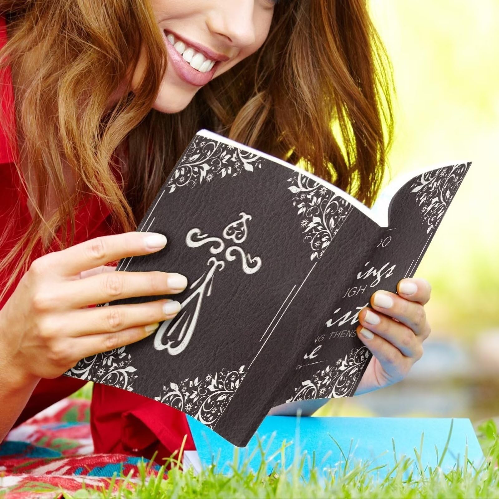 Rnyleeg 9x11 Inch Washable Book Covers - Durable Hardcover Bible & Textbook Protector, Reusable School Book Sox with Label - Perfect for Christmas Gifts, Classroom Supplies & Daily Bible Study