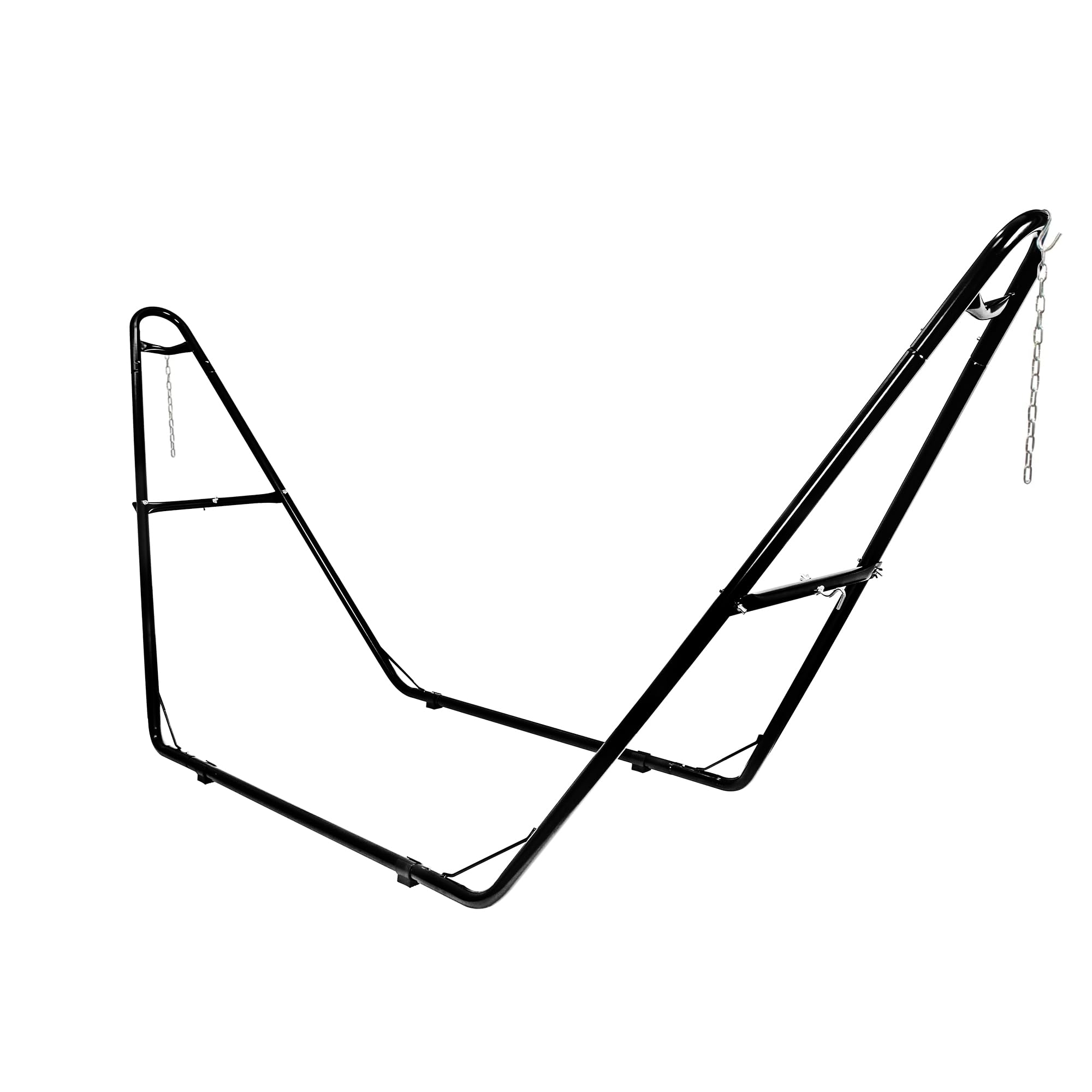 Heavy Duty Universal 2-Person Hammock Stand - 550 lb Capacity Steel Frame for 9-14 FT Outdoor Hammocks | Perfect for Backyard, Patio, Camping & Beach Relaxation