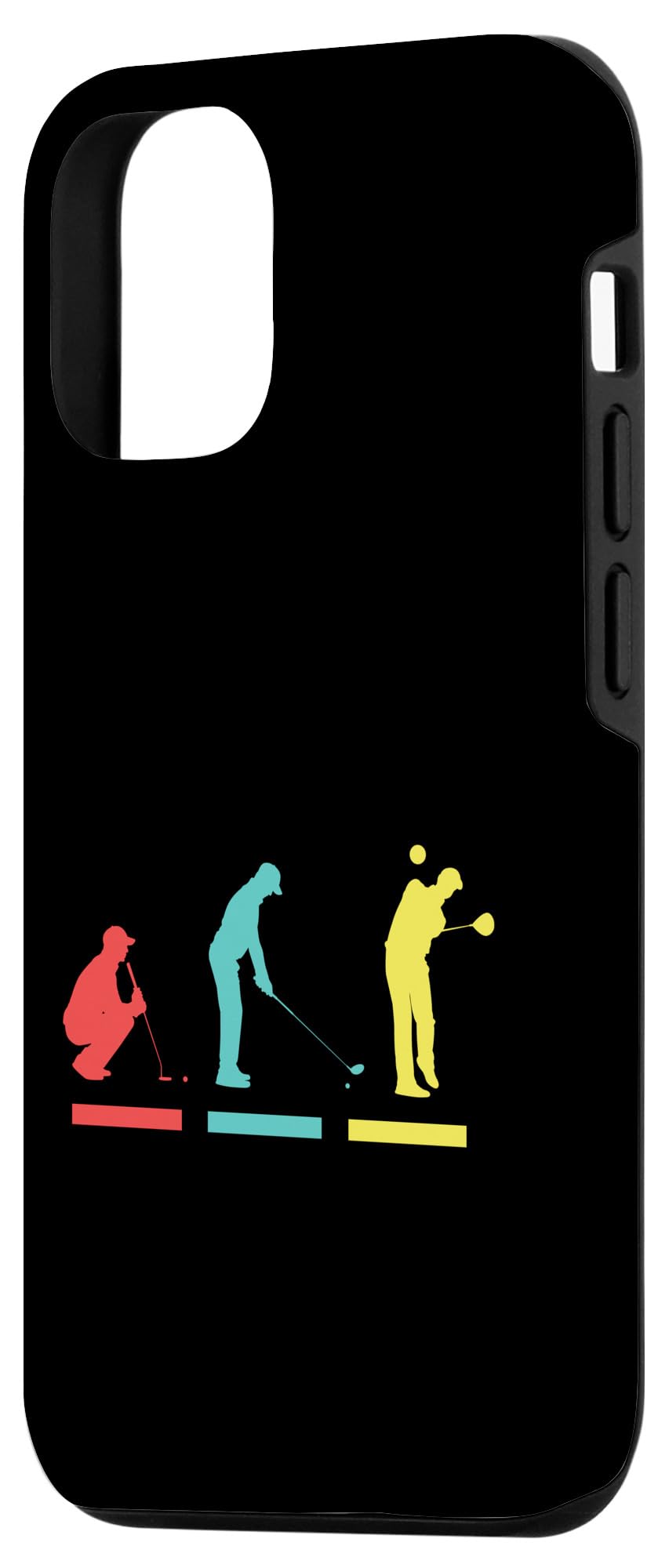 iPhone 12/12 Pro Golf Themed Phone Case - Golf Putter & Swing Design - Perfect Golf Gift for iPhone Users - Ideal for Golf Courses, Driving Ranges & Golf Tournaments