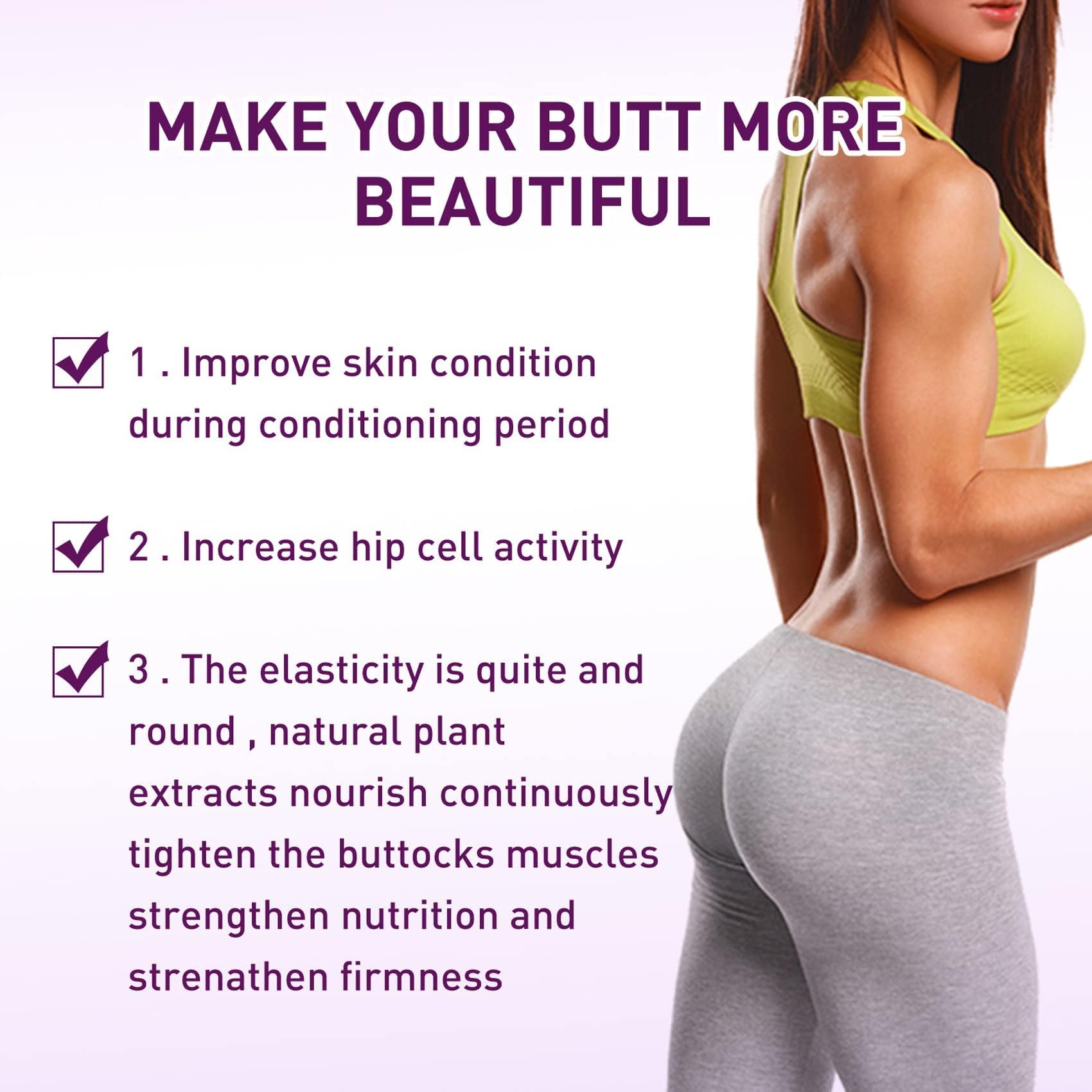 Bottle Bootypro Hip Lifting Massage Oil - Booty Enhancement & Firming Oil for Women with Natural Ingredients | Essential Oil for Hip Lift & Buttocks Plumping | Perfect for Massage, Skin Tightening & Body Contouring at Home or Spa