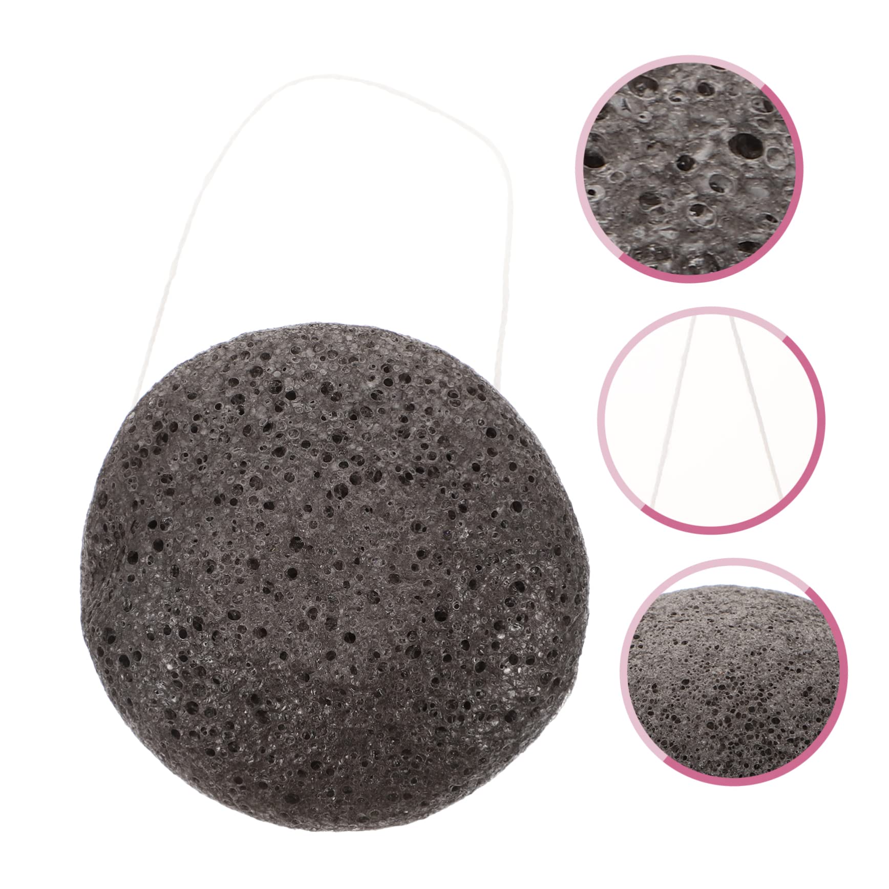 Angoily Soft Facial Cleansing Sponges for Makeup Removal - Gentle Exfoliating Wash Puff for Sensitive Skin | Perfect for Daily Face Cleansing & Travel Skincare Routine