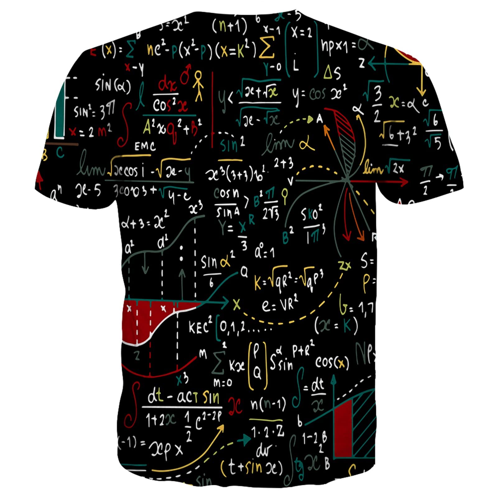 Yasswete Unisex 3D Printed Graphic T-Shirts - Short Sleeve Casual Tops for Men & Women - Perfect for Streetwear, Parties, and Everyday Fashion