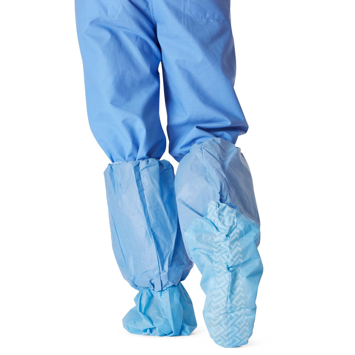 Non-Slip Blue Boot Covers - Waterproof & Durable Shoe Protectors for Rain, Snow, and Outdoor Activities