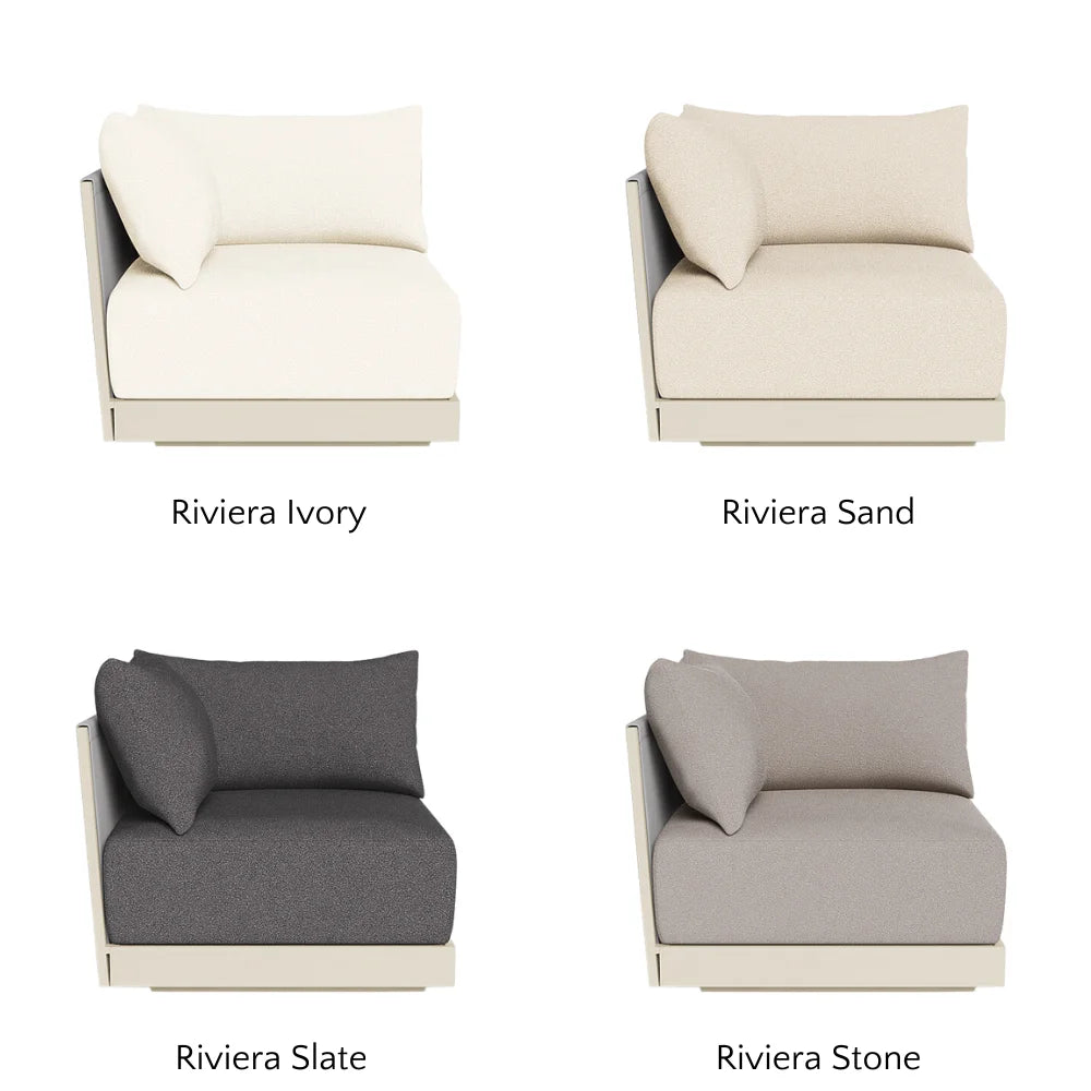 Antigua Outdoor Corner Sectional Sofa Set - Waterproof Wicker Patio Furniture with Cushions - Perfect for Backyard, Poolside & Garden Relaxation