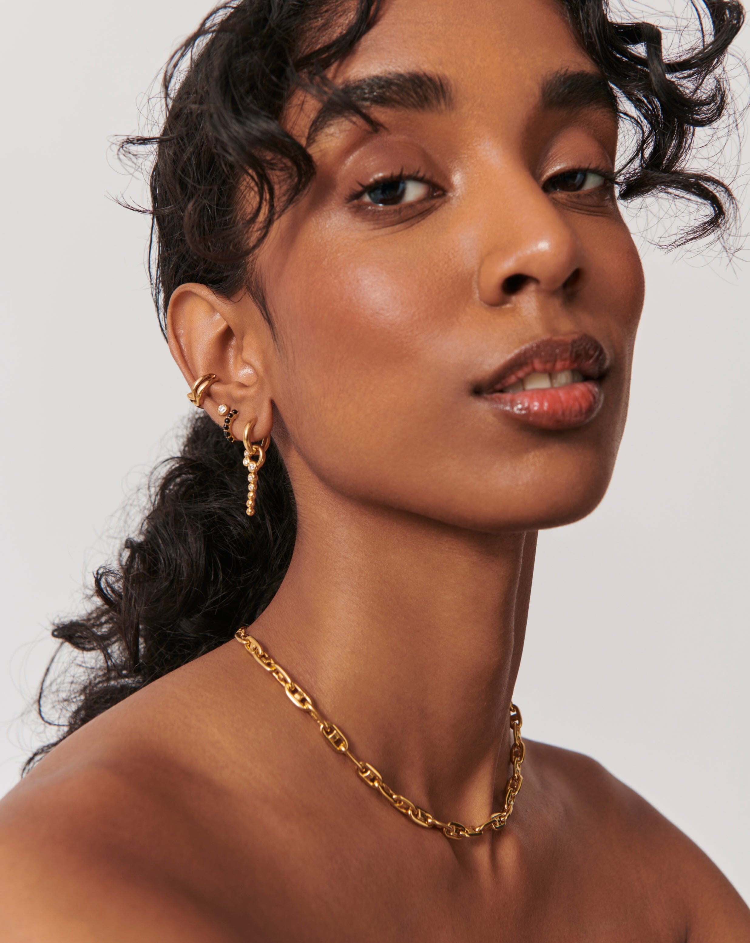 Beaded Stone Hoop Earrings for Women - Handmade Bohemian Jewelry with Natural Gemstones | Perfect for Parties, Weddings & Everyday Wear