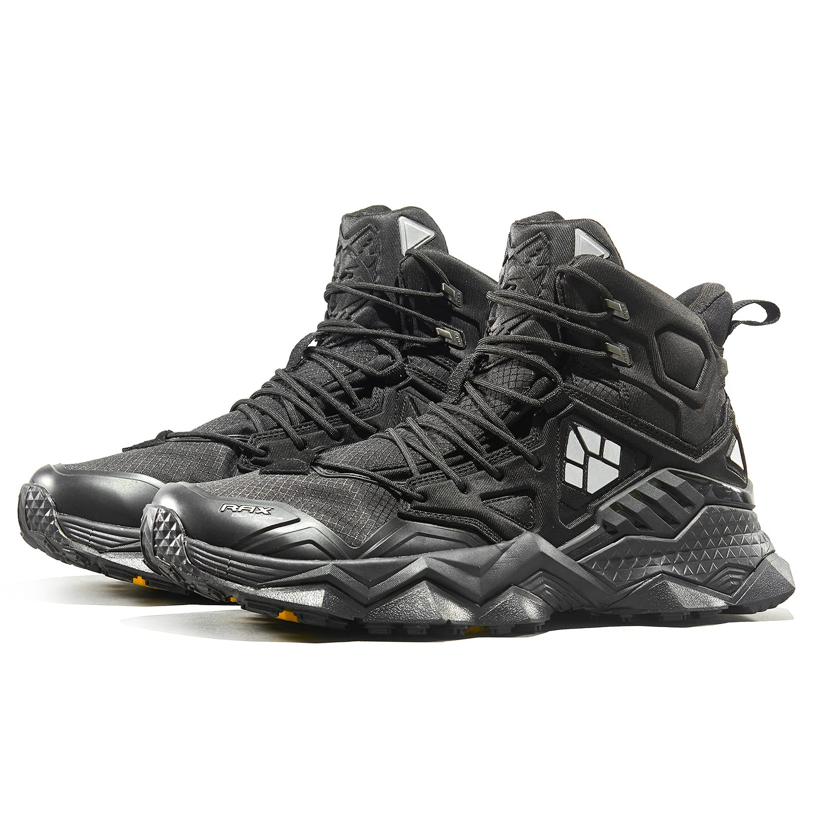RAX Men's Waterproof Hiking Boots - Lightweight Jungle Wolf Design for Outdoor Camping & Backpacking - Perfect for Trail Walking, Mountain Climbing and Wilderness Adventures