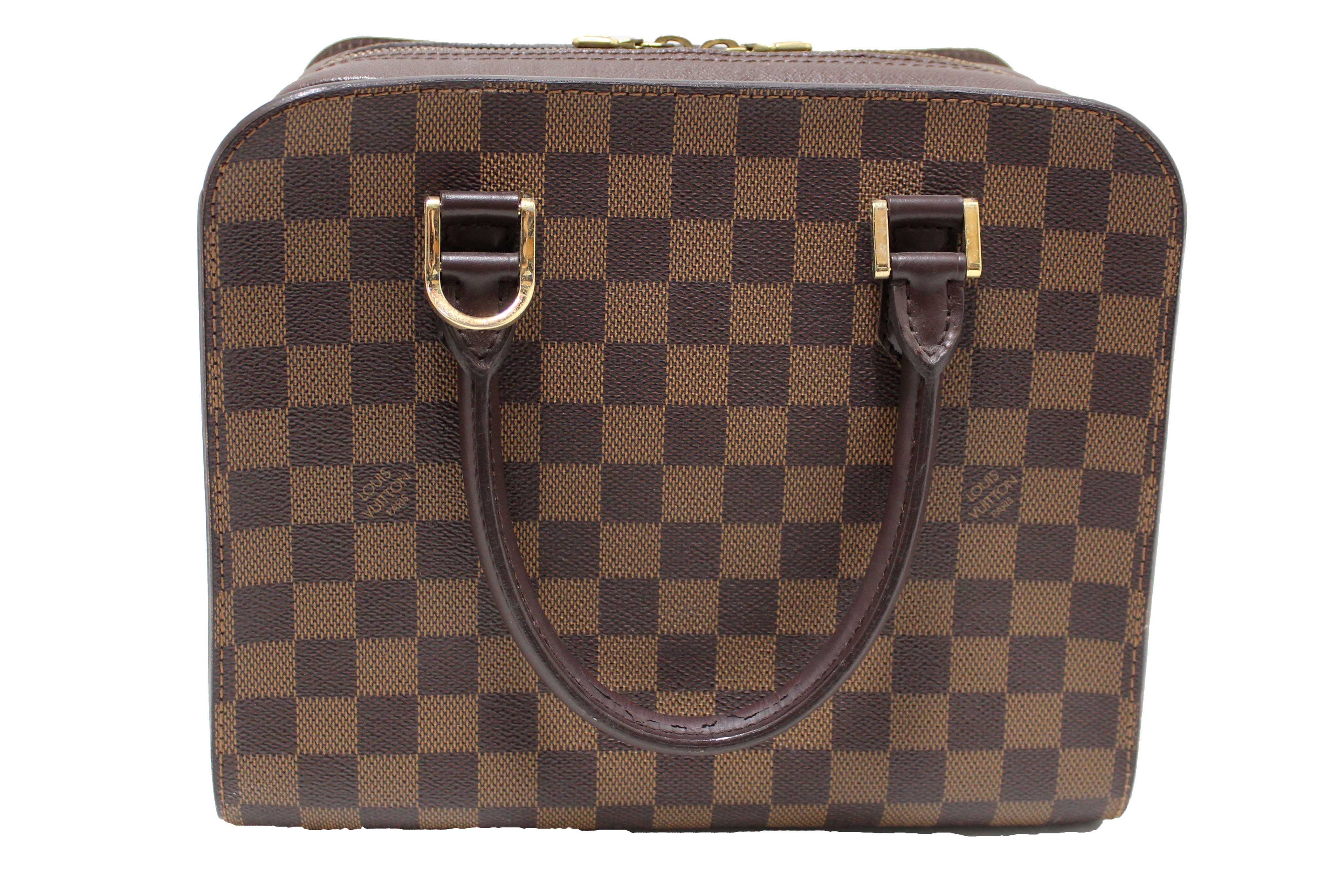 Authentic Louis Vuitton Damier Ebene Triana Crossbody Bag - Luxury Designer Handbag for Women, Perfect for Work, Travel & Everyday Use