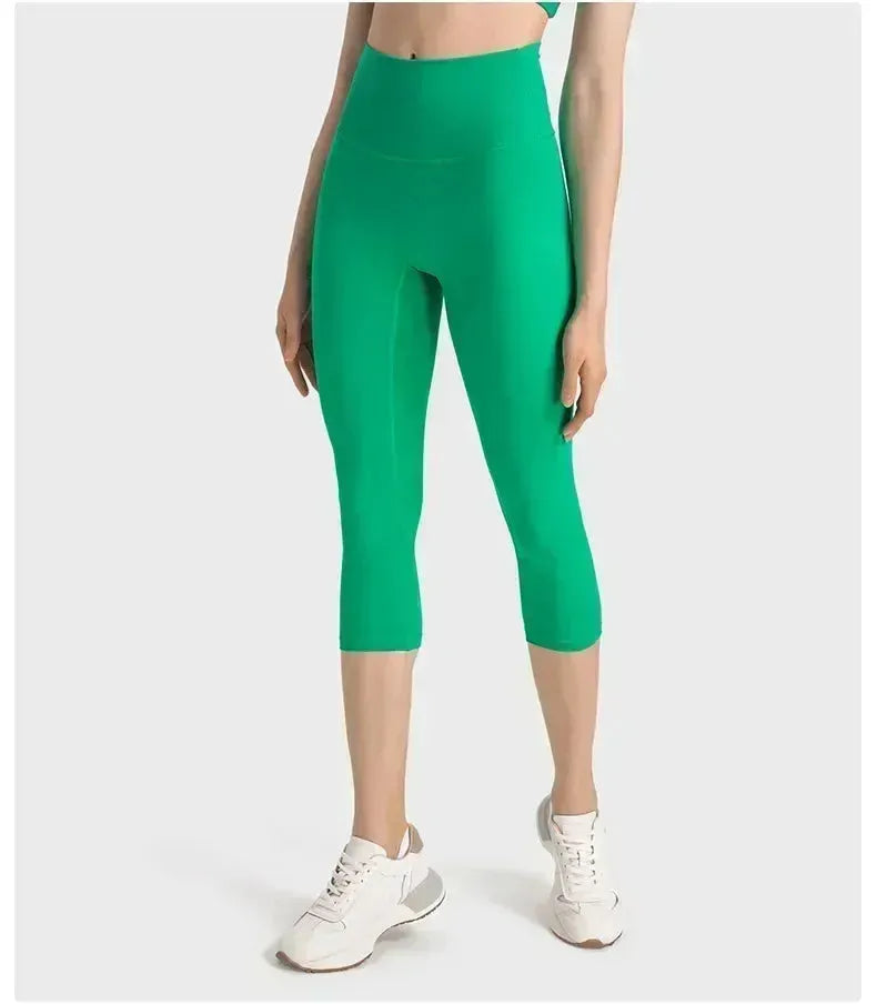Lemon Women's High Waist Align Yoga Shorts - Workout Fitness Running Cycling Leggings for Women | Perfect for Yoga, Gym, Outdoor Sports & Active Lifestyle