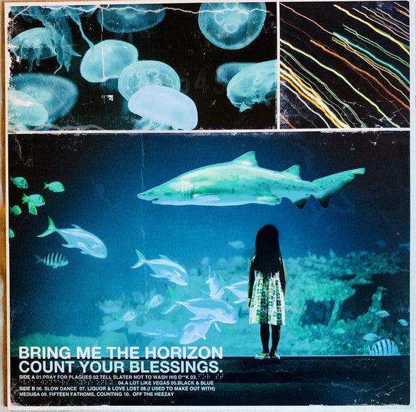 Bring Me The Horizon - Count Your Blessings (Limited Edition Metallic Gold Vinyl LP) | Exclusive Collectible Record for Metalcore Fans | Perfect for Home Listening & Music Collections