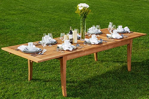 Premium 9-Piece Outdoor Patio Teak Dining Set - 118