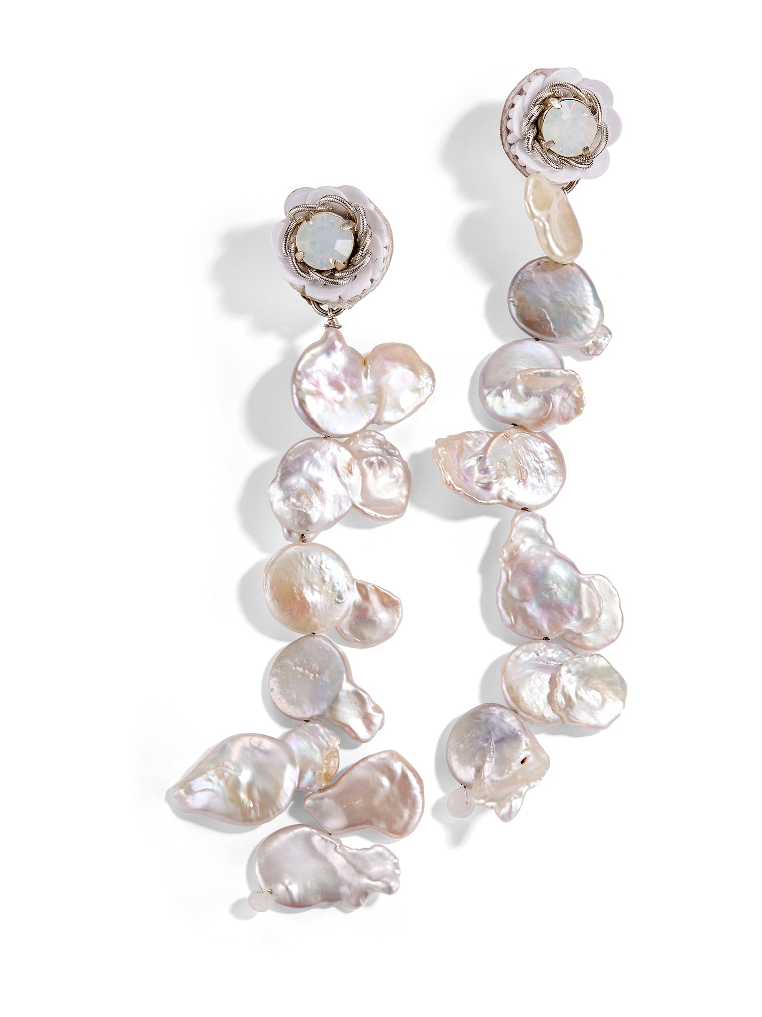 Alta Pearl Drop Earrings for Women - Elegant Dangle Pearl Jewelry for Wedding, Party & Special Occasions