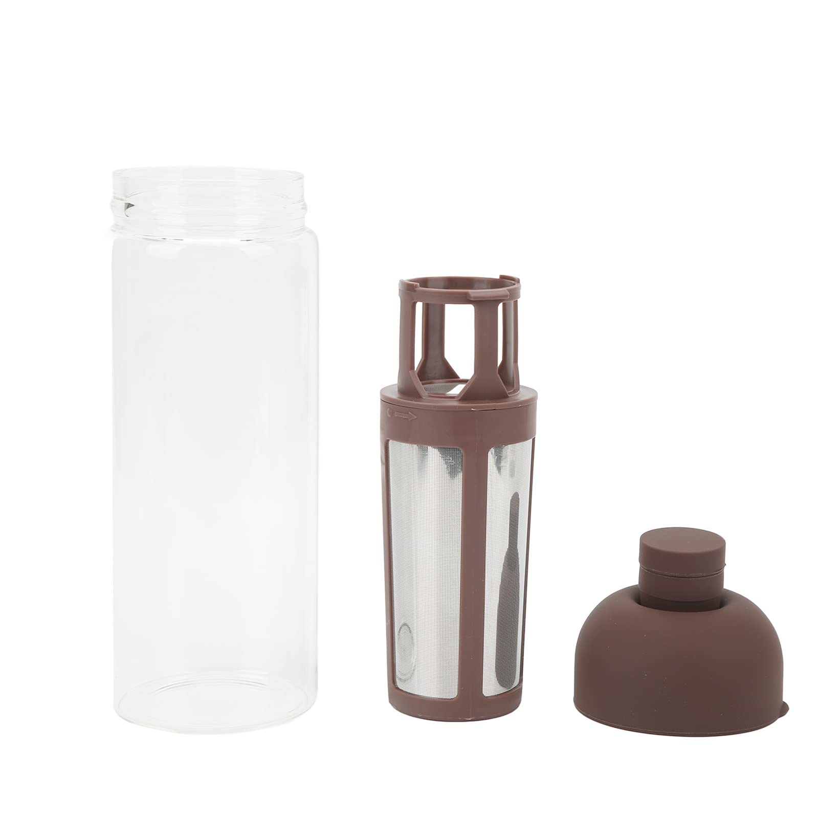 Premium Double Layer Cold Brew Coffee Maker & Iced Tea Brewer with Stainless Steel Filter - 1000ml Large Capacity for Home Use | Perfect for Smooth Cold Brew Coffee, Refreshing Iced Tea & Homemade Infused Beverages