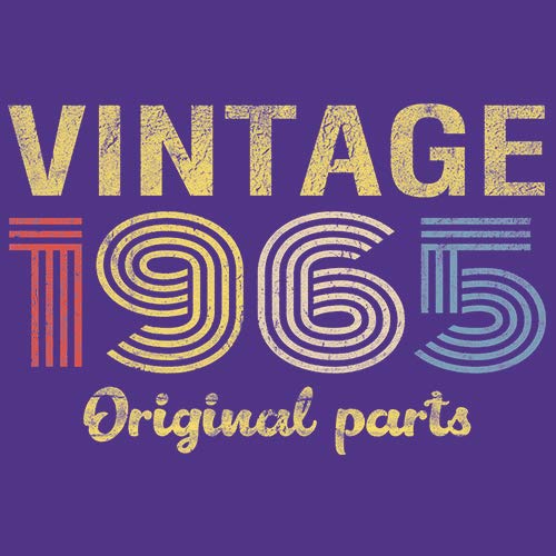 1965 Vintage Original Parts 60th Birthday Gift for Men - Retro Themed T-Shirt - Perfect for Milestone Celebrations & Nostalgic Parties
