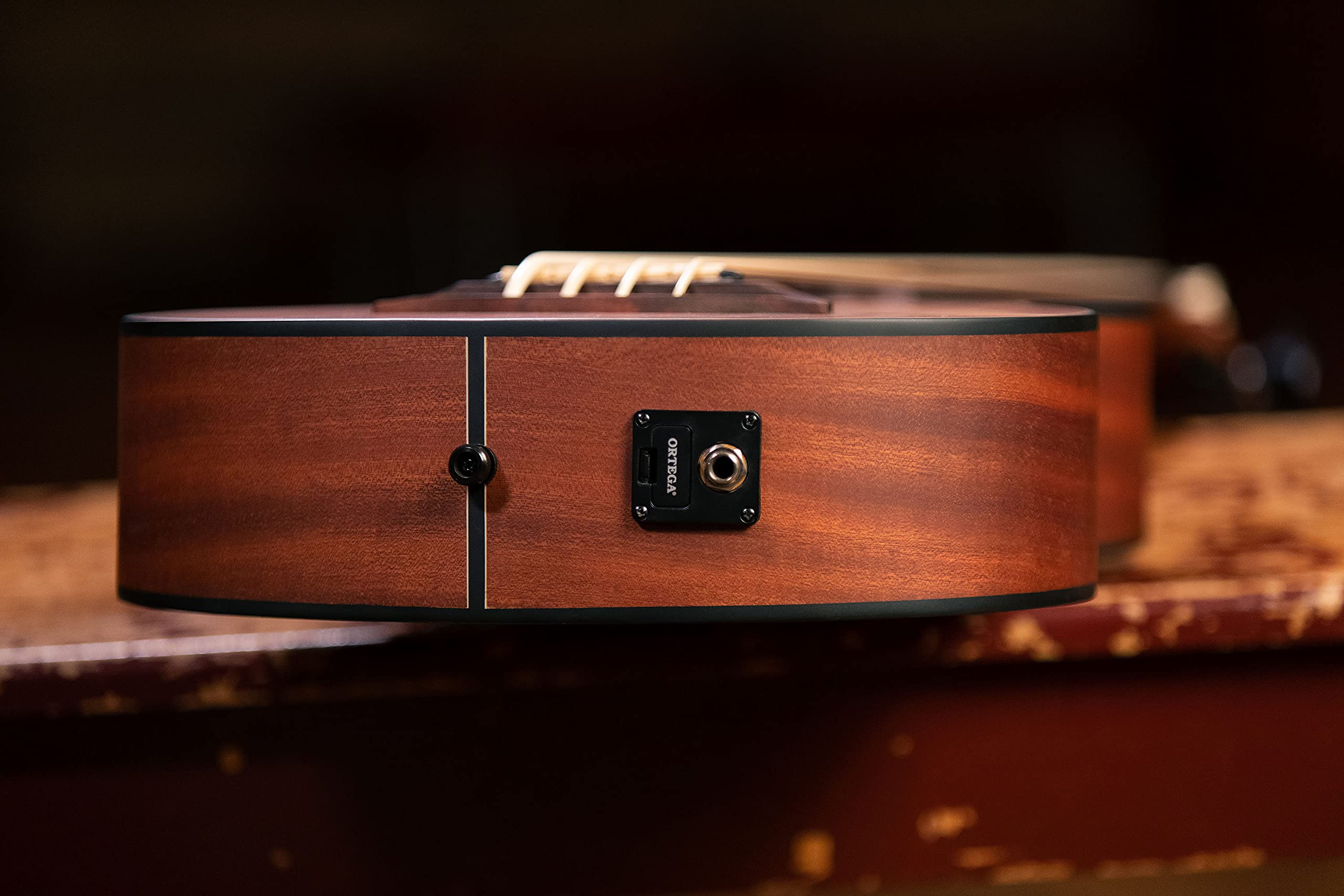 Ortega LIZZY-PRO Mahogany Bass Guitar - Professional Electric Bass for Musicians & Performers | Perfect for Live Gigs, Studio Recording & Practice Sessions