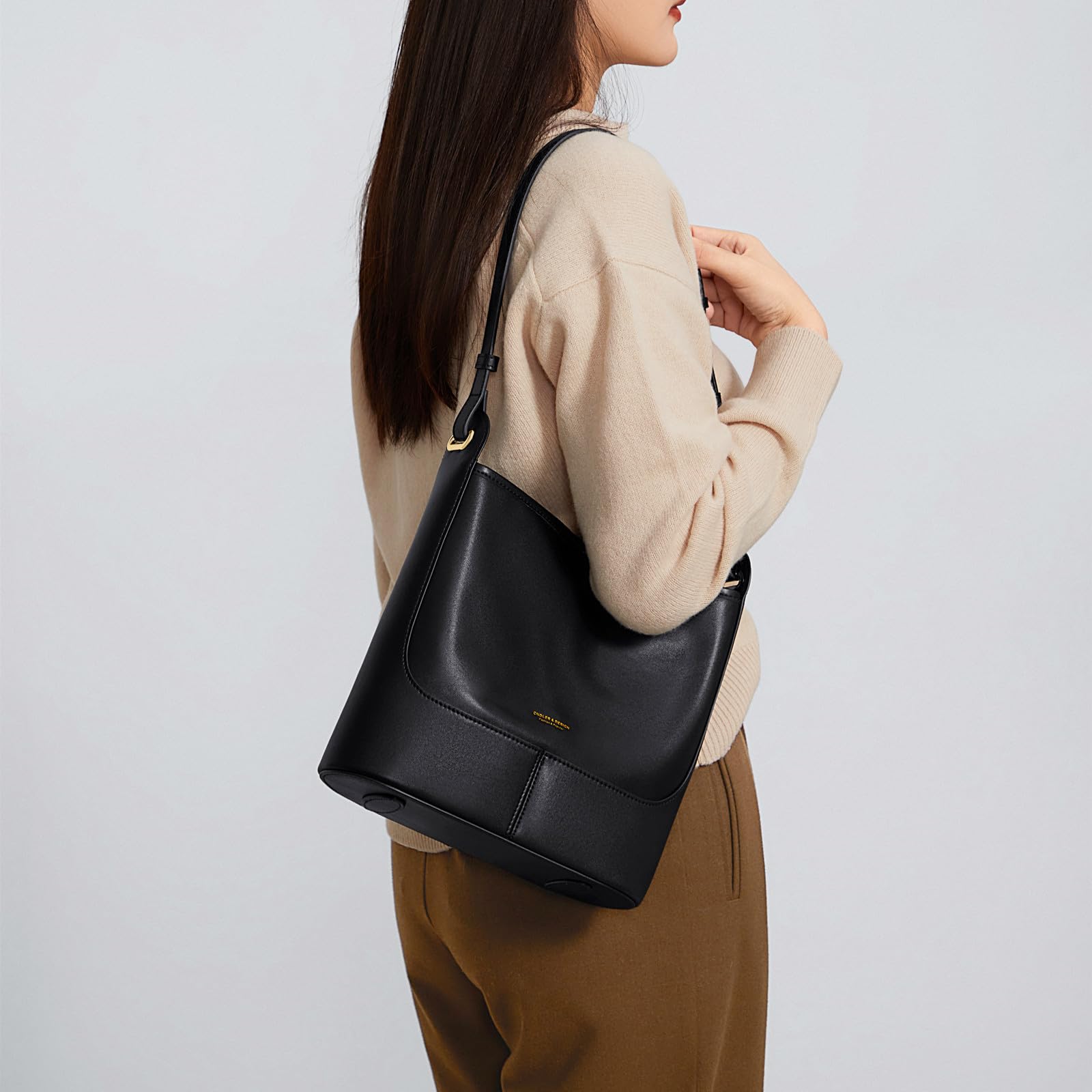 Genuine Leather Tote Bag for Women - Stylish Hobo Shoulder Satchel & Crossbody Purse - Perfect for Work, Travel & Everyday Use