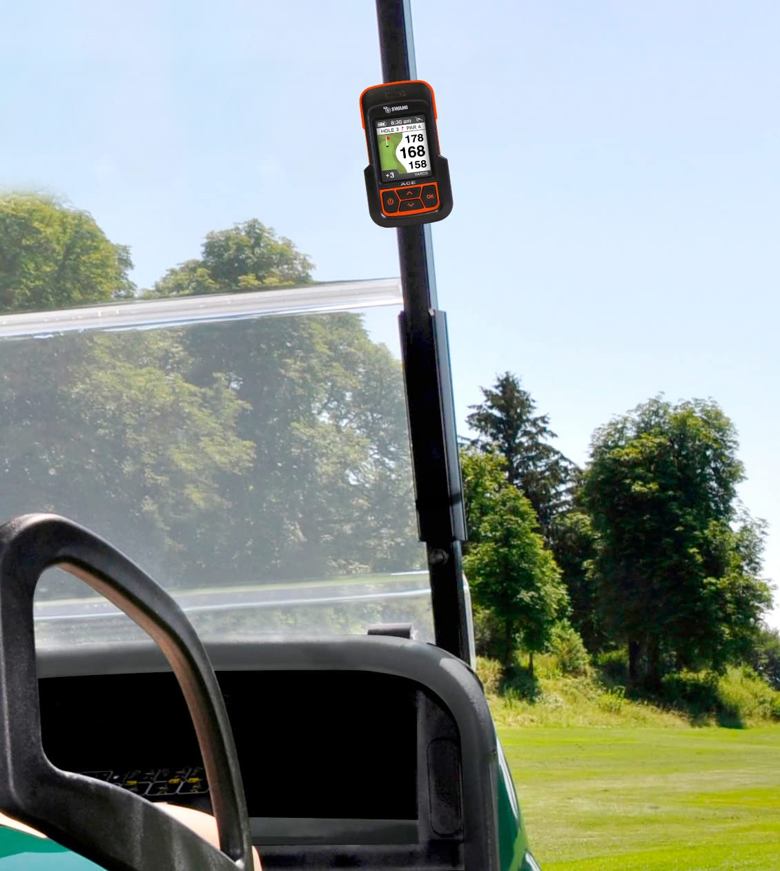 IZZO Golf Swami Ace Handheld Golf GPS Rangefinder - Accurate Distance Measurement Device for Golfers | Perfect for Course Navigation & Shot Tracking
