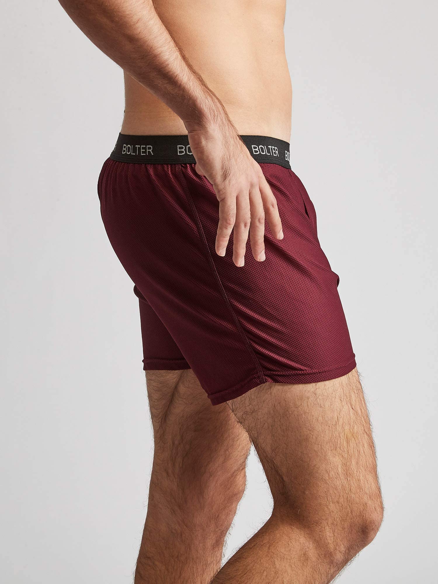 Bolter Men's 4 Pack Performance Boxer Briefs - Soft Breathable Underwear for Active Lifestyle, Workout & Everyday Comfort