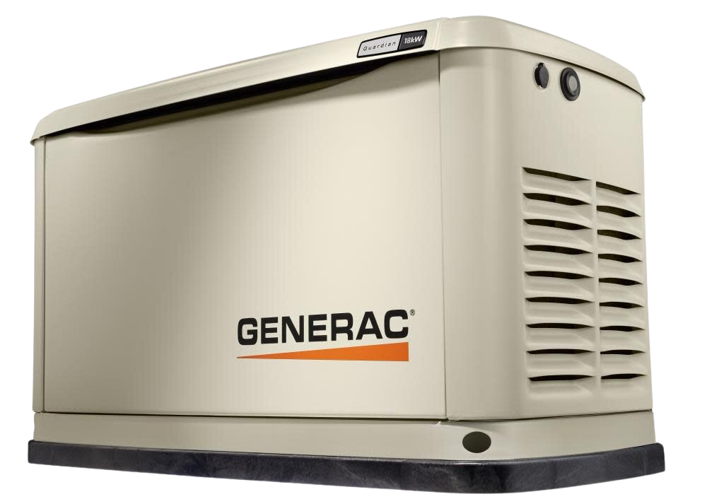 Generac 18kW WiFi Guardian Standby Generator with Automatic Transfer Switch - Propane/Natural Gas (Model 72269) - Perfect for Home Backup Power During Storms & Outages
