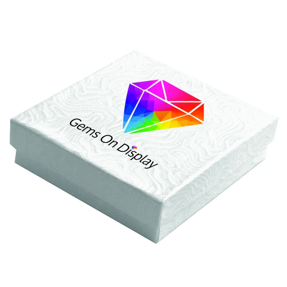 Personalized Swirl White Cotton Filled Gift Boxes Set of 10 - Elegant Wedding Favors, Birthday Party Decorations & Jewelry Packaging (Ideal for Bridal Showers, Baby Showers & Special Occasions)
