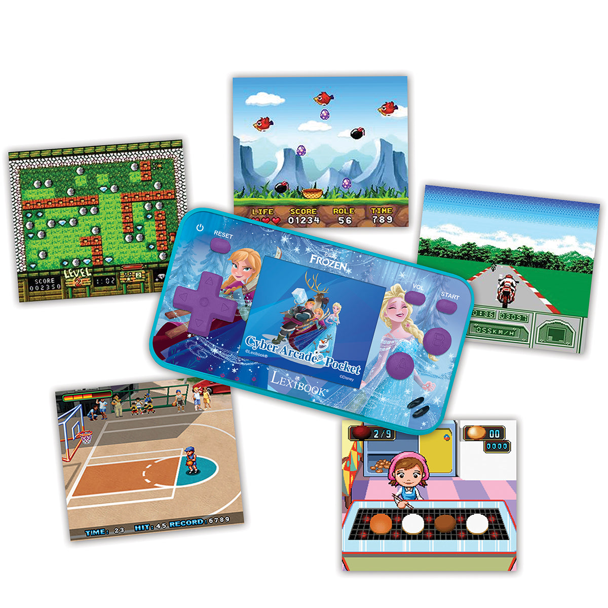 Frozen Cyber Arcade® Portable Gaming Console - 1.8