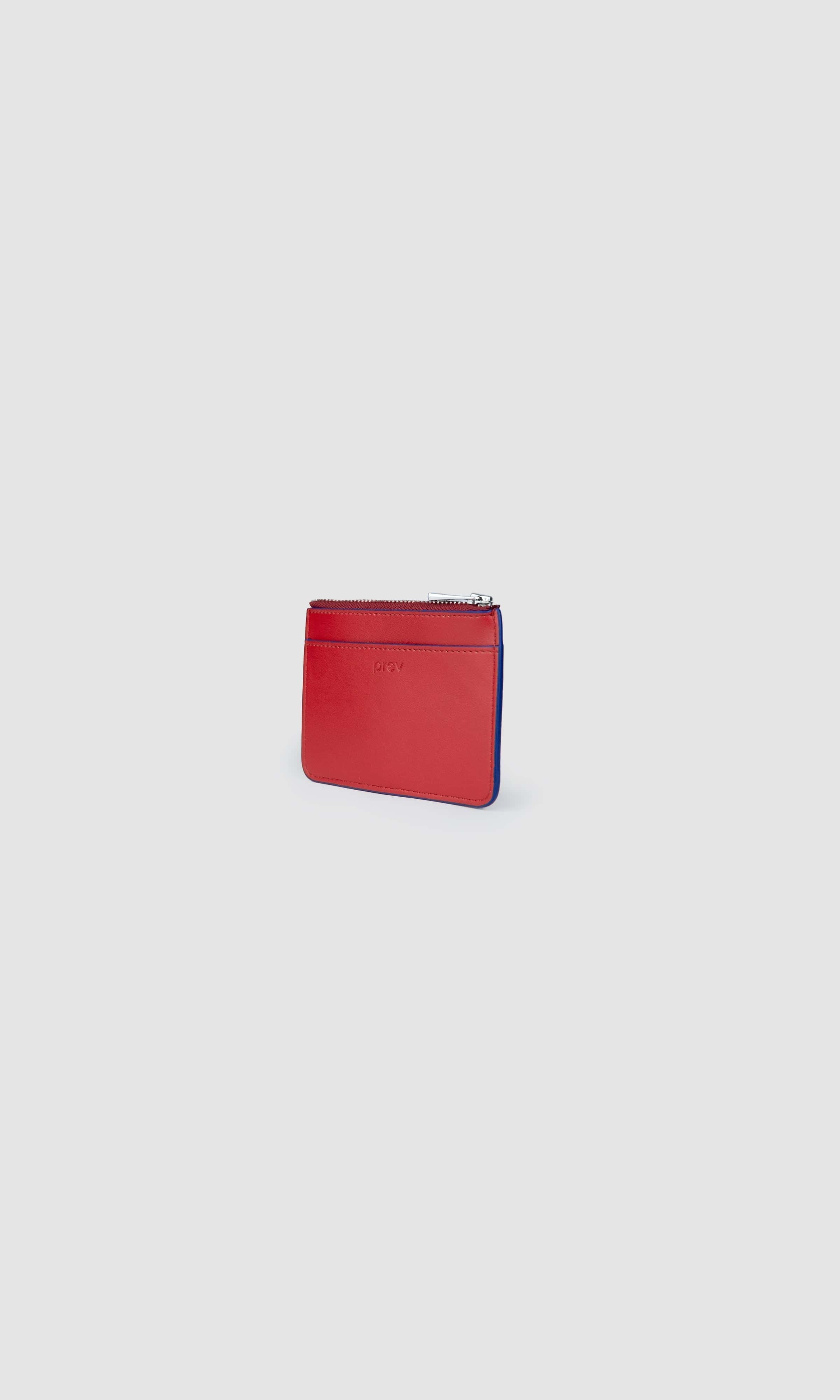 Vegan Apple Leather Card Holder for Women & Men - Cherry Berry Design | Slim RFID Blocking Wallet for Everyday Use, Travel & Minimalist Lifestyle