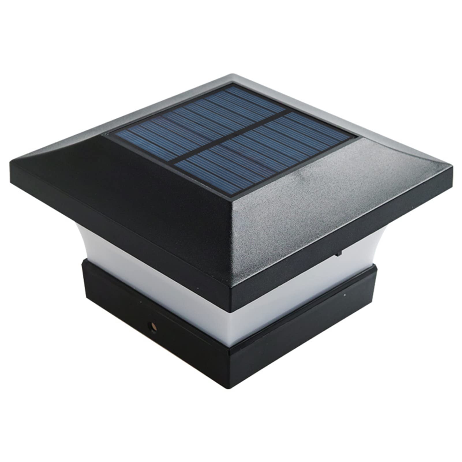 4PCS Solar Deck Lights Outdoor Waterproof - LED Solar Step Lights for Patio, Stairs, Yard, Garden Pathway & Fence - White Landscape Lighting for Nighttime Safety & Ambience