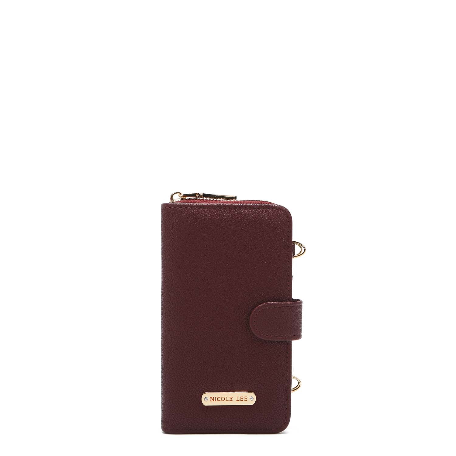 2-Piece Solid Phone Case with Crossbody Wallet - Stylish & Secure for iPhone & Samsung - Perfect for Travel, Shopping & Everyday Use