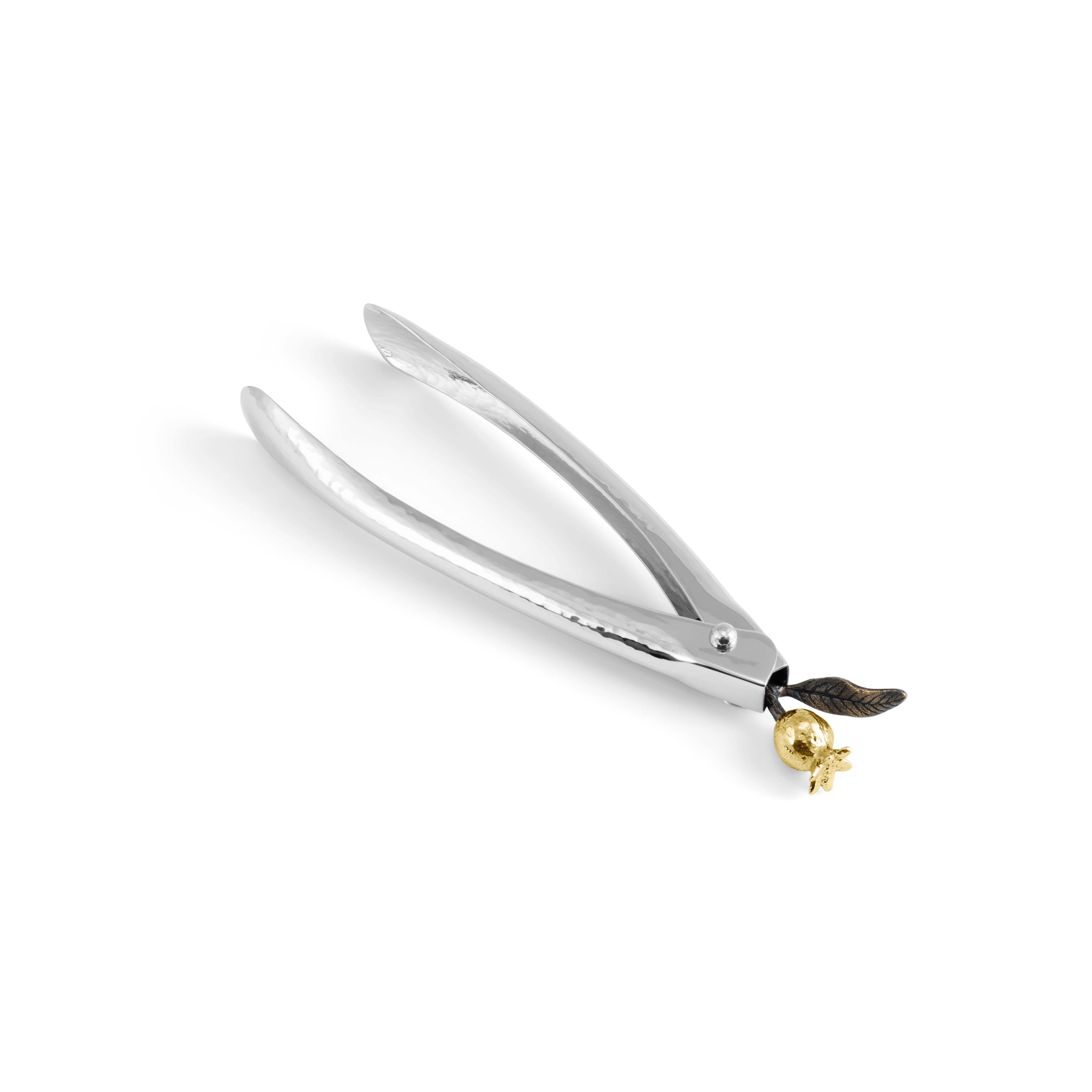Premium Stainless Steel Pomegranate Lock Spring Tongs - Heavy Duty Kitchen Tool for Pomegranate Deseeding, Fruit Picking, and Salad Tossing - Perfect for Home Cooking, Meal Prep, and Healthy Snacking