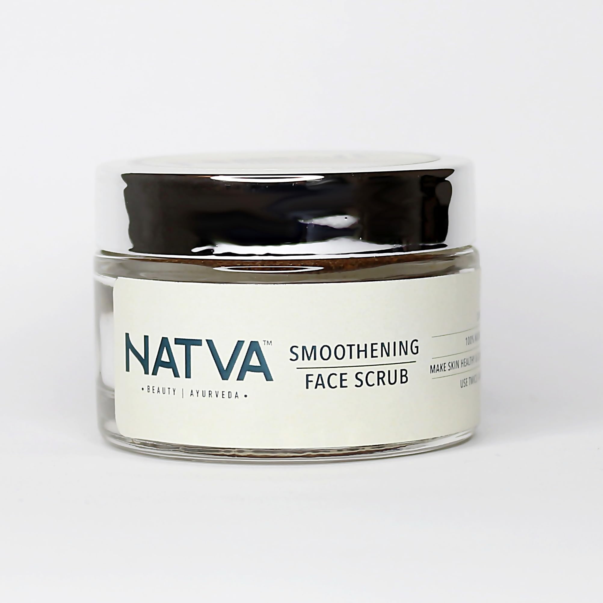 NATVA 100% Natural Face Scrub Powder with Green Tea, Beetroot & Lemon - 30g | Exfoliating Treatment for Tan Removal, Blackheads & Dead Skin Cells | Unisex Skincare for Men & Women | Perfect for Daily Facial Cleansing & Glowing Skin Routine