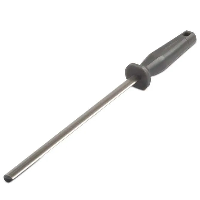 10-Inch Extra Fine Diamond Steel Sharpening Rod - Perfect for Kitchen Knives, Hunting & Outdoor Tools
