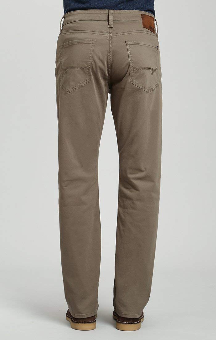 Mavi Matt Classic Men's Straight Leg Work Pants - Mid-Rise Relaxed Fit Comfortable Office & Casual Trousers for Everyday Wear & Business Attire