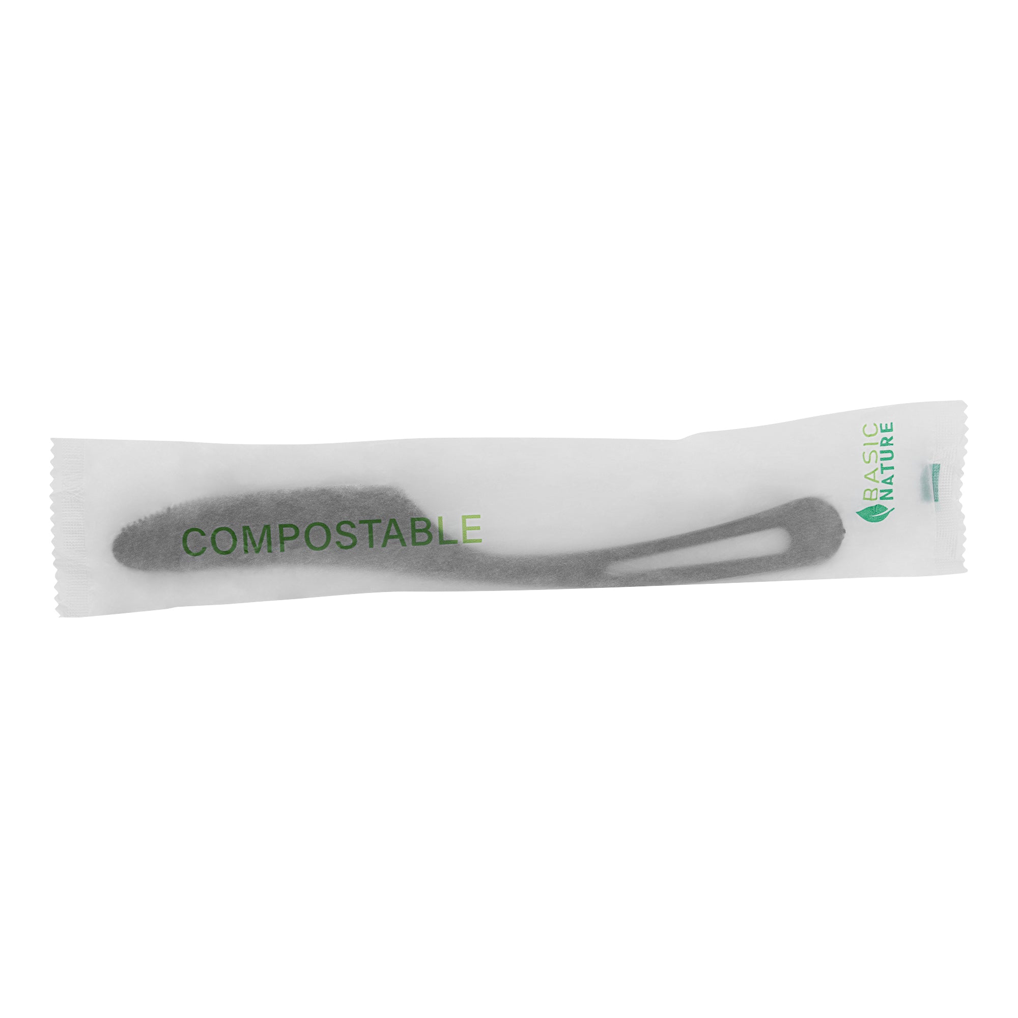 Eco-Friendly Basic Nature Black CPLA Compostable Plastic Knives – Heat Resistant, 7.5 Inch, 250 Count Box – Perfect for Parties, Picnics & Sustainable Dining