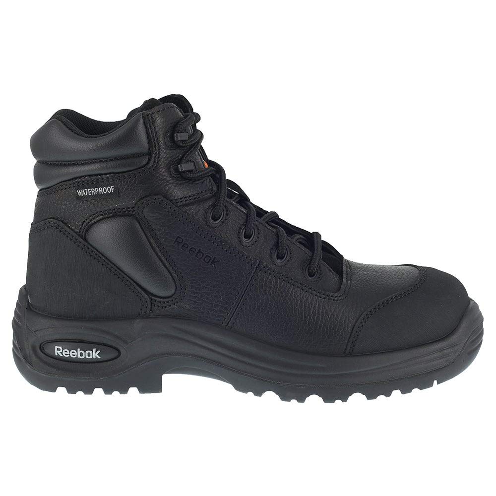 Reebok Women's Work Boots - CSA Safety Toe, Black, Wide Fit for Industrial Use