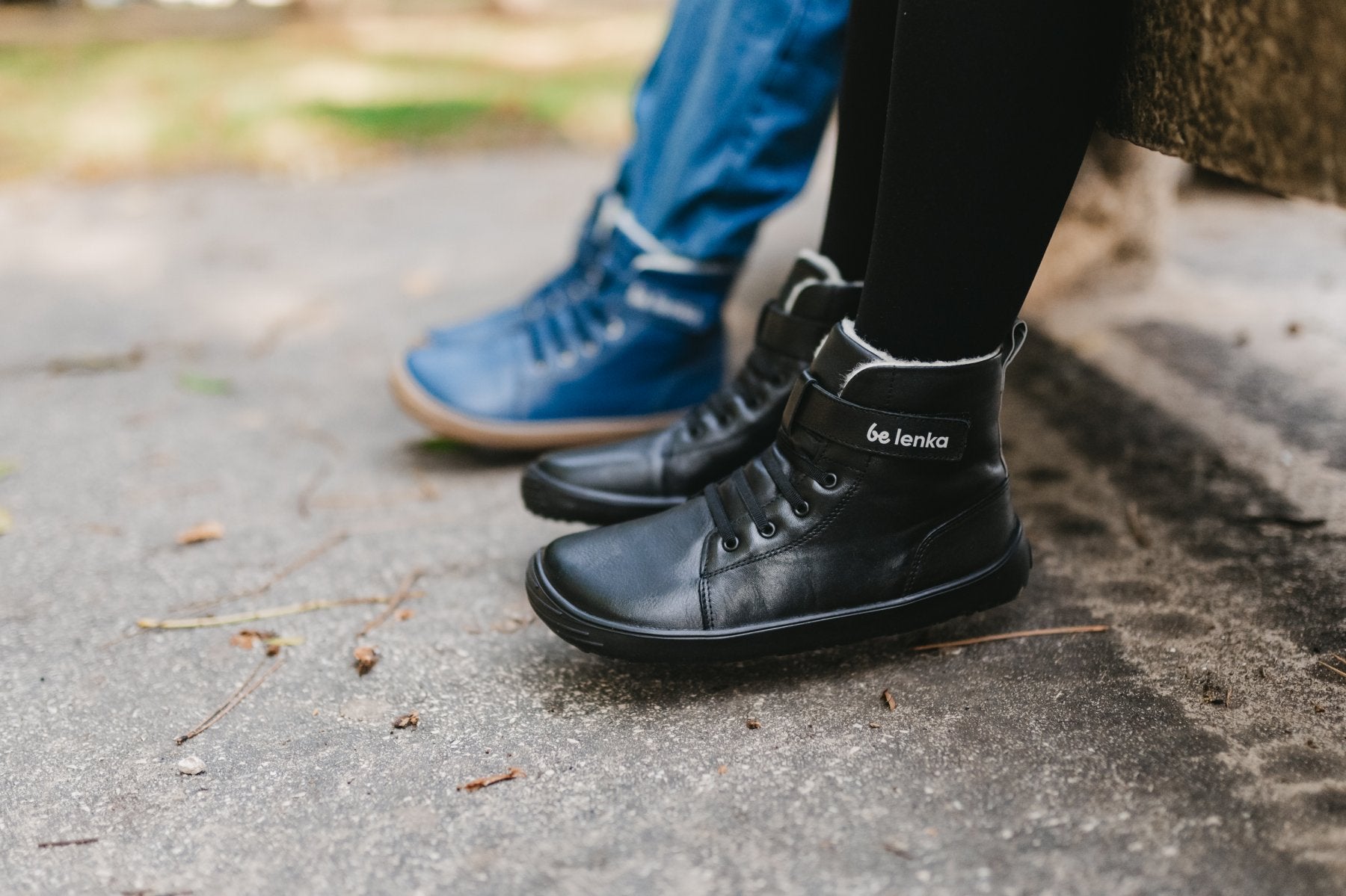 Barefoot Shoes for Kids - Be Lenka Winter All Black - Comfortable & Flexible for Indoor & Outdoor Play