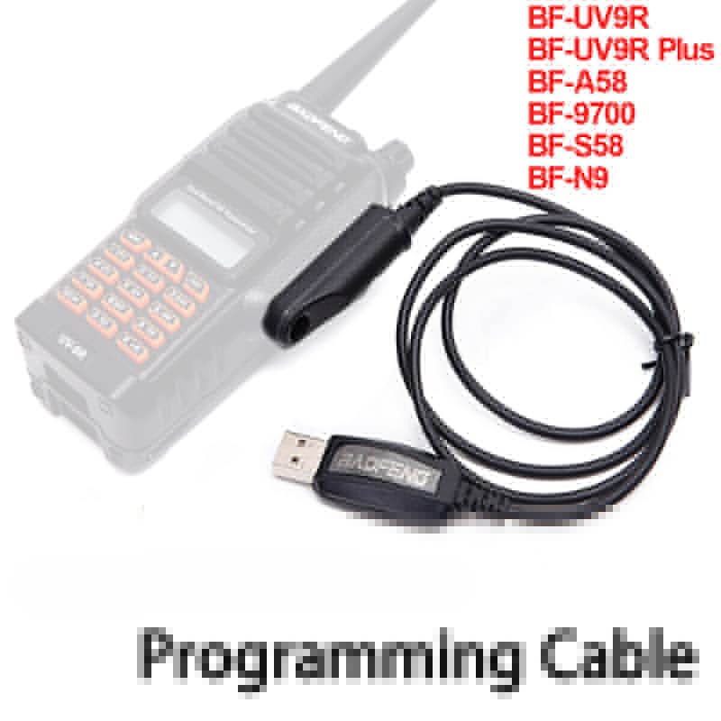 DAZZLEEX USB Programming Cable for Walkie Talkie Radios - Compatible with A58, UV-9R Plus & More - Write Frequency & Update Firmware - Perfect for Radio Programming, Emergency Communication & Outdoor Adventures
