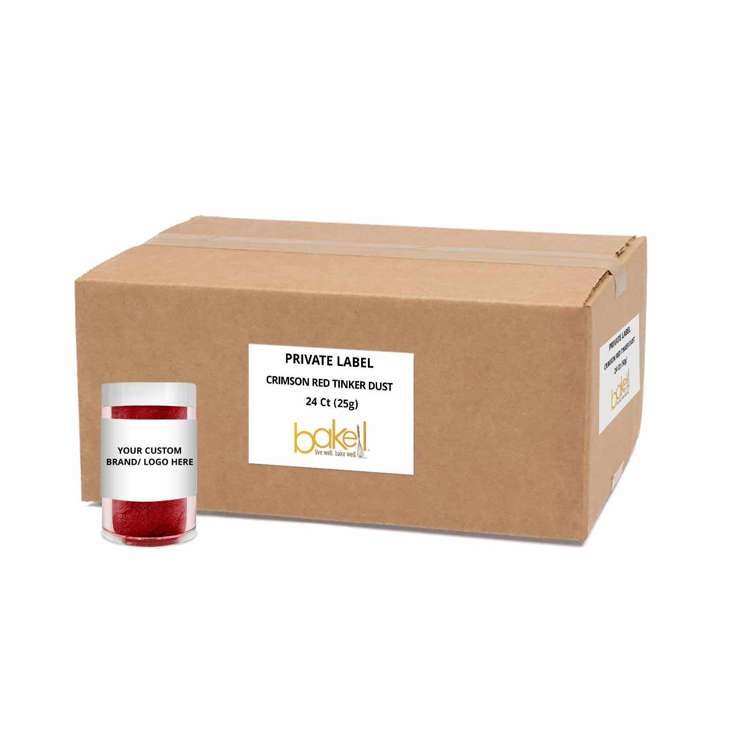 Crimson Red Tinker Dust® Glitter | EU Compliant & Safe for Cosmetics | Perfect for Nail Art, Body Paint & DIY Crafts