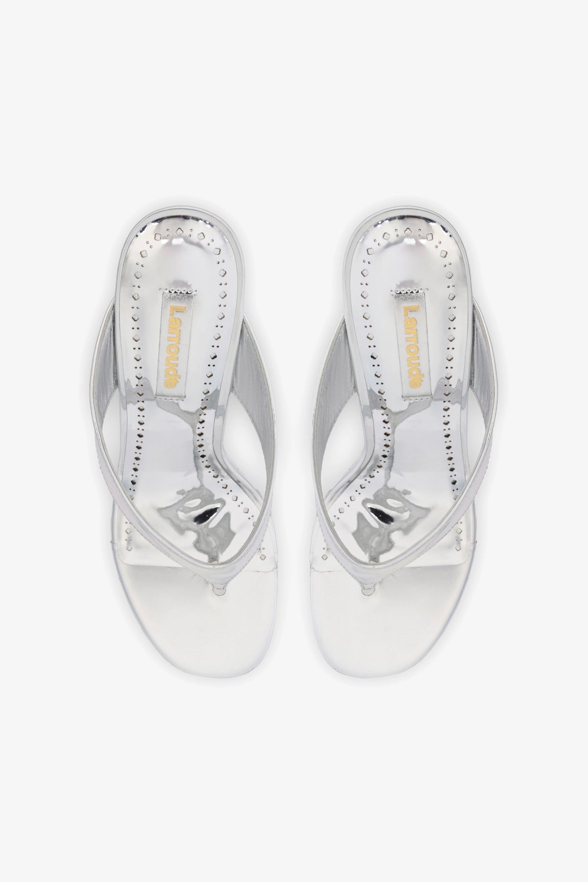 Gaia Wedge Sandal in Silver Specchio - Women's Comfortable Summer Platform Sandals for Beach, Vacation & Casual Outings