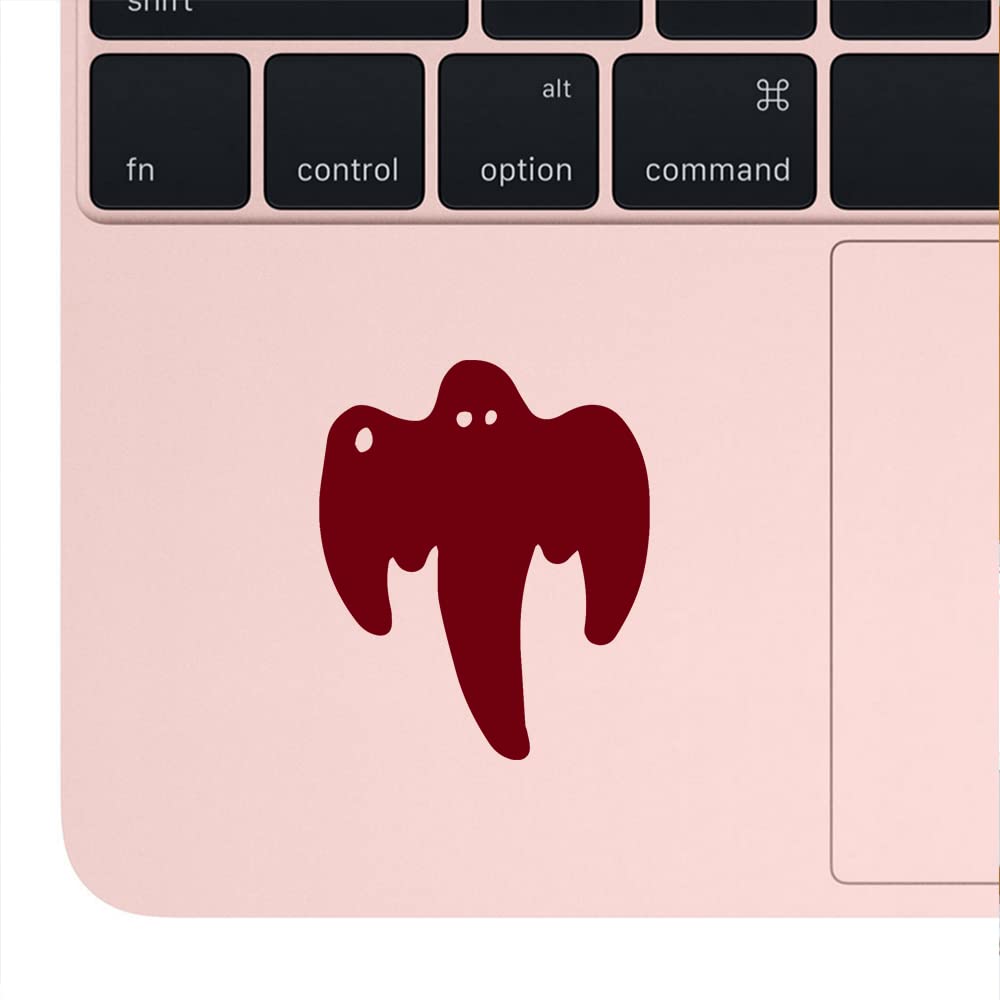 Premium Halloween Koenigsegg Ghost (Burgundy) Waterproof Vinyl Decals - Set of 2 for Laptop, Phone, Helmet, Car Window, Bumper, Mug, Cup, Door & Wall Decor - Perfect for Halloween Party Decorations & Gift Giving
